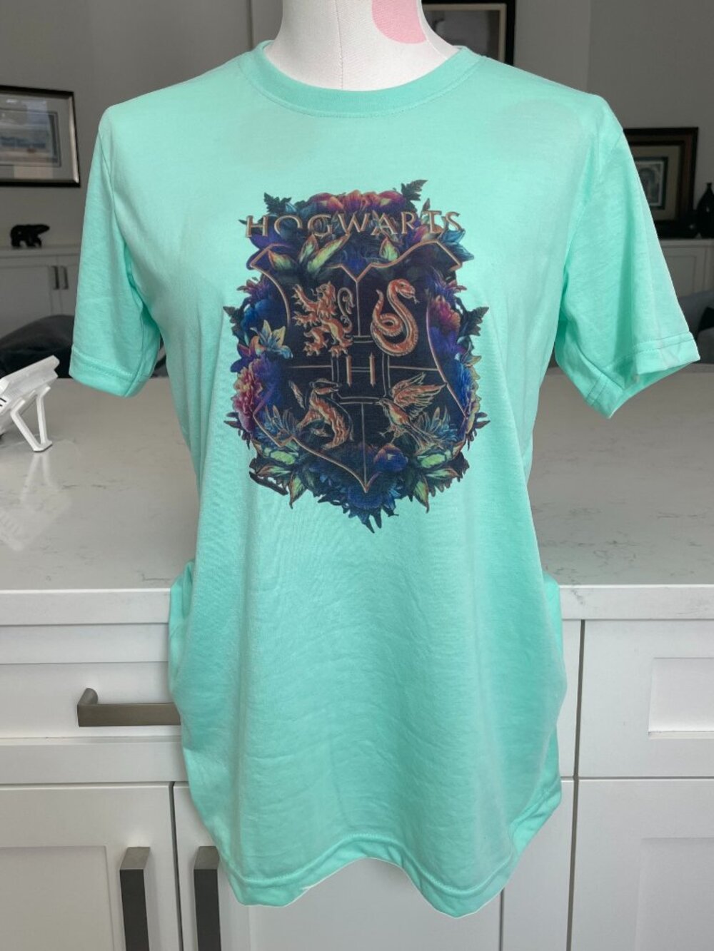 Blanks Blanks Baby Short Sleeve Crew Neck 100% Polyester T Shirt Mint Green S